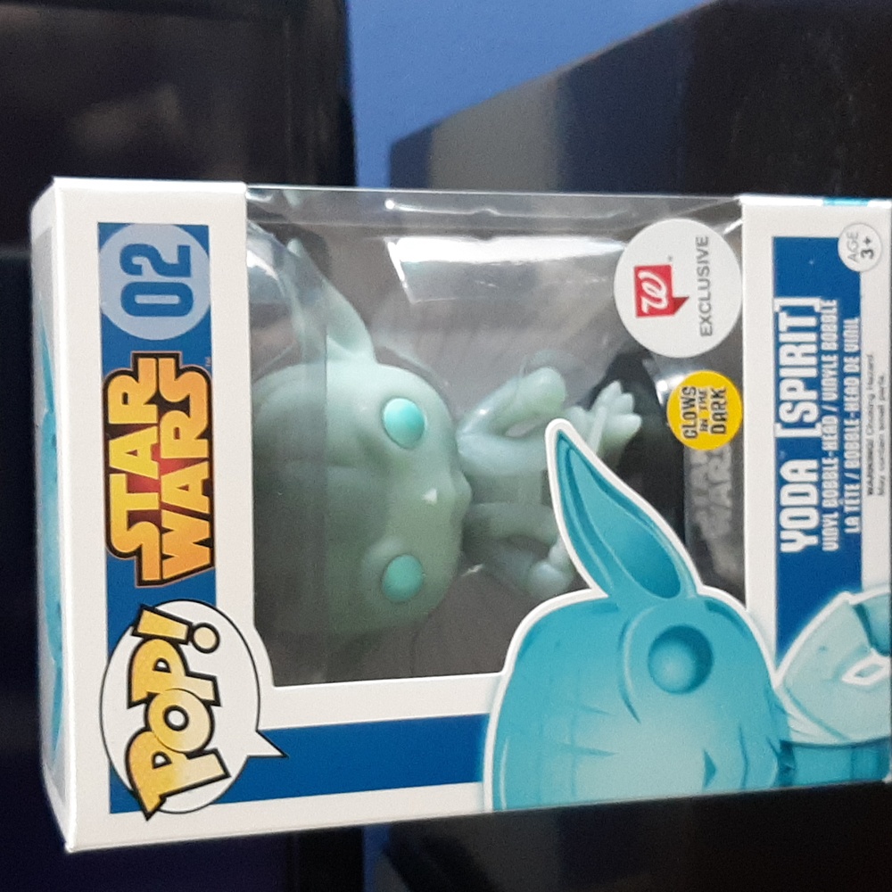 FUNKO POP 2015 STAR WARS HOLOGRAPHIS YODA #02 GITD WALGREENS STICKER
